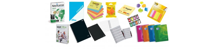 Papel, Cadernos, Blocos