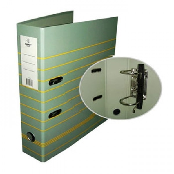 Pasta Arquivo SMART OFFICE L80 - Riscas Cinza