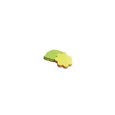 Bloco notas aderentes Fegol notes 45x45mm Amarelo 100 folhas Formas
