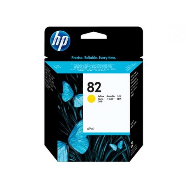 Tinteiro HP 82 (C4913A) Original - Amarelo 
