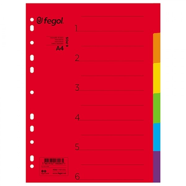 Separador FEGOL (6un) 