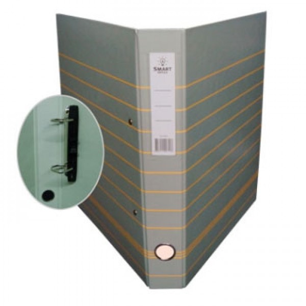Pasta Arquivo SMART OFFICE L40 - Riscas Cinza