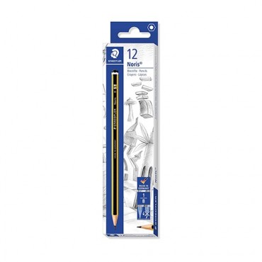 Lápis grafite Nº1/B Staedtler Noris (120-1) - Caixa 12 