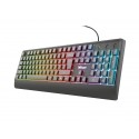 Teclado TRUST ZIVA Gaming LED PT - 24099