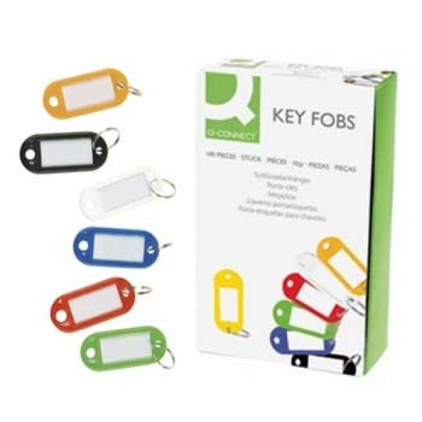 Porta Chaves Q-CONNECT Sortidas - Pack 100un