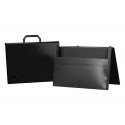Porta Documentos LIDERPAPEL com asa - Preto