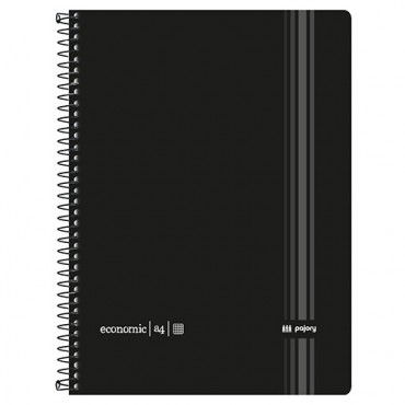 Caderno A4 espiral Quadriculado 80 fls