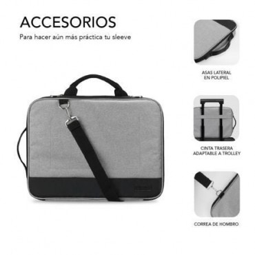 Mala P/ Portátil Subblim Advance Laptop Sleeve 15.6" Cinza
